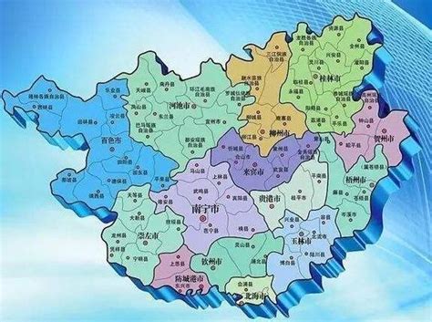 中國廣西地圖|廣西全圖